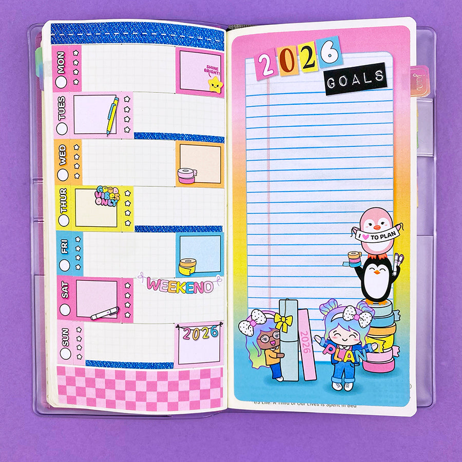 2026 Planner - Hobonichi Weeks Sticker Kit – Shine Sticker Studio