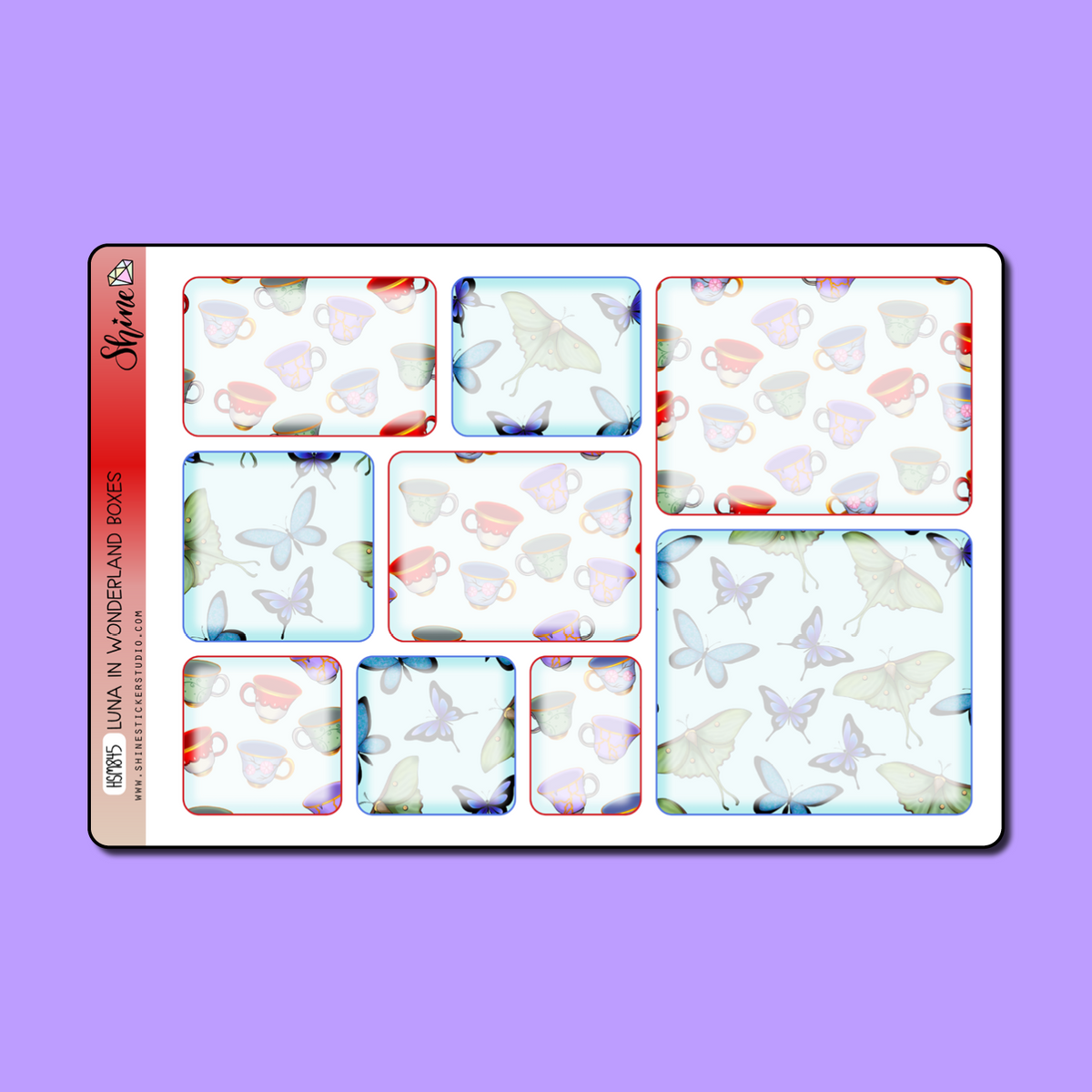 Luna in Wonderland Box Planner Stickers – Shine Sticker Studio