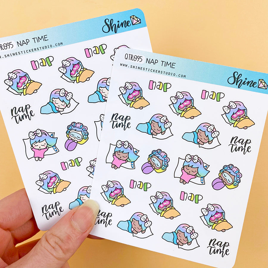 Nap Time Luna Stickers – Shine Sticker Studio