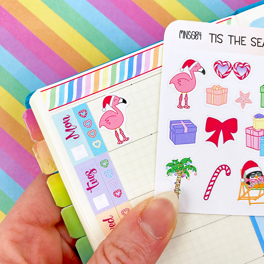 Tis the Sea-Sun Deco Stickers Mini Sheet – Shine Sticker Studio