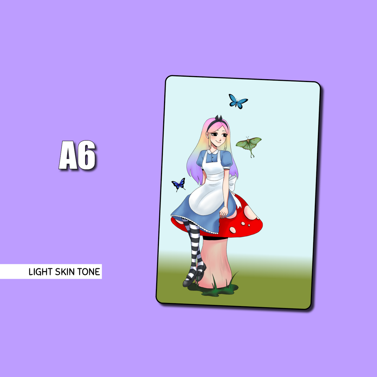 Luna in Wonderland Jumbo Sticker – Shine Sticker Studio