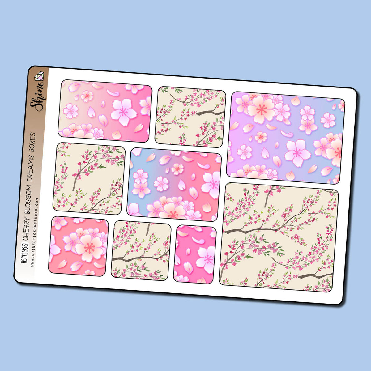 Cherry Blossom Dreams Box Planner Stickers – Shine Sticker Studio