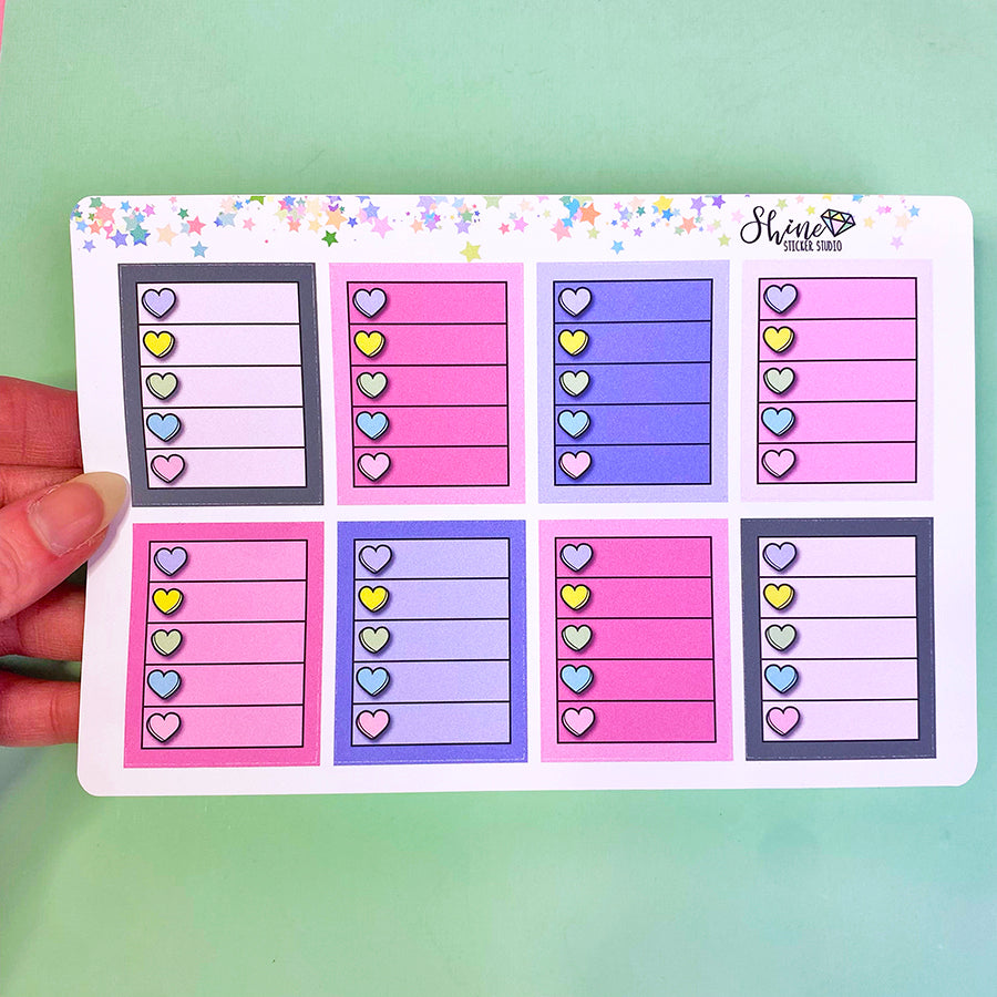 LIMITED TIME ONLY! Luna Galentine - Standard Weekly Sticker Kit – Shine ...