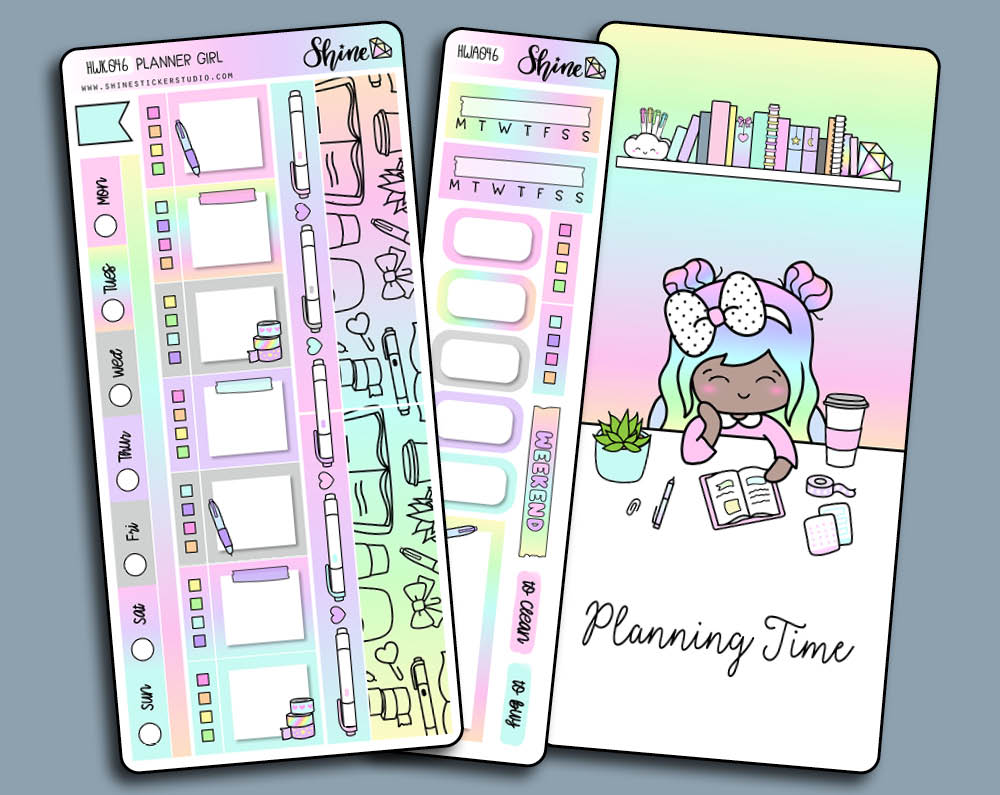 HOBONICHI WEEKS Cherry Blossom Mini Kit Planner Stickers 