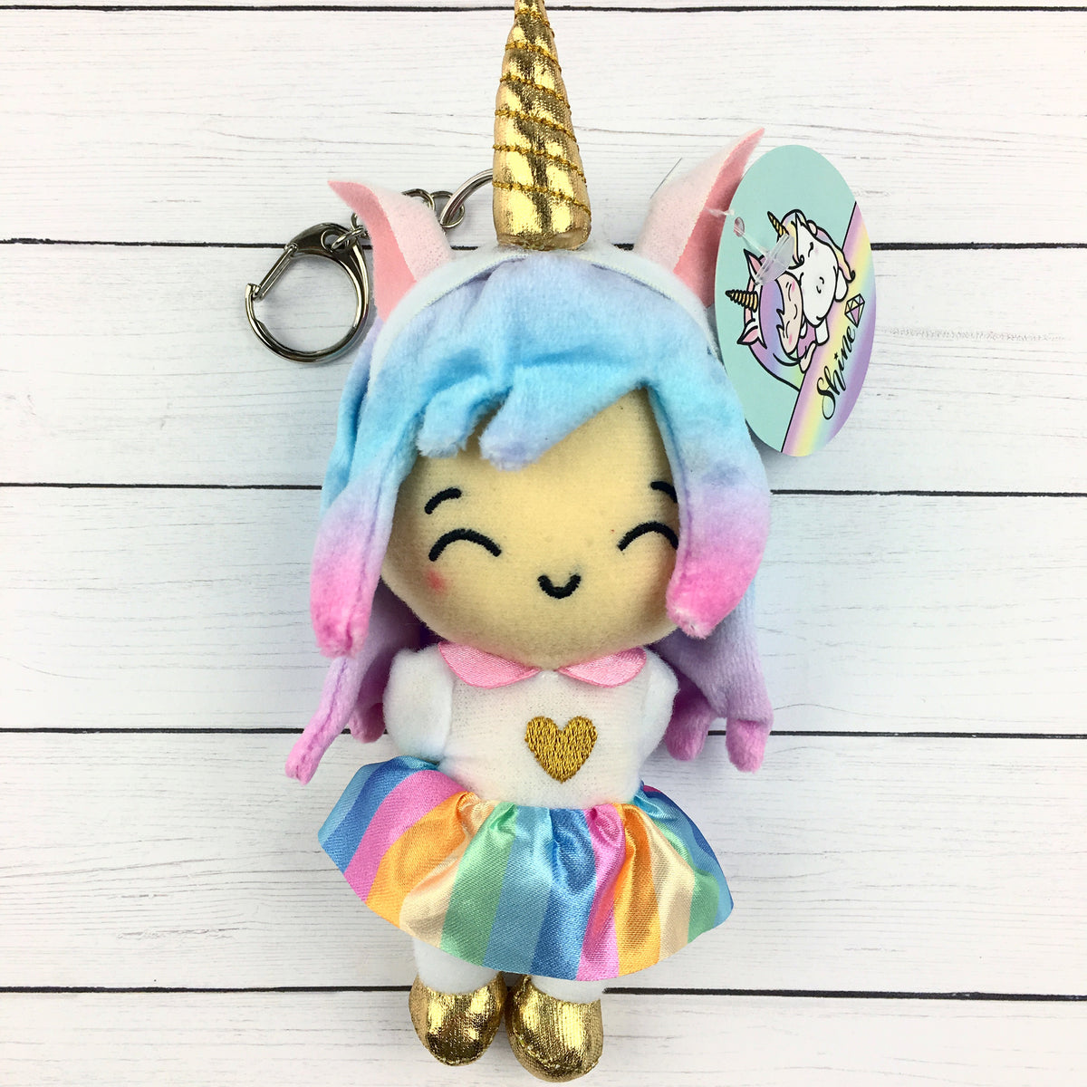 Unicorn Plushie Keychain