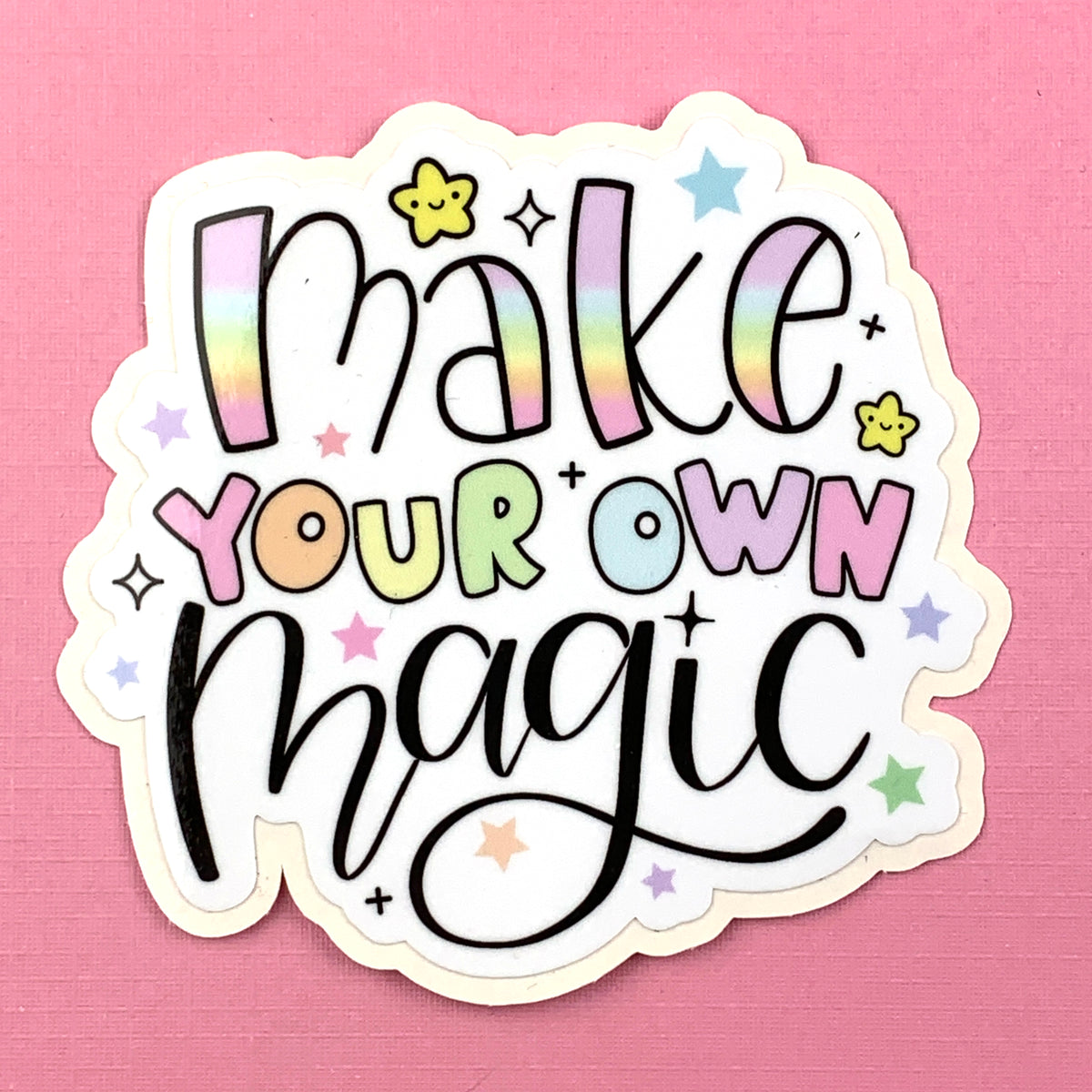 Make Your Own Magic Die Cut Vinyl Decal with Clear or Sparkle Holo  Lamination