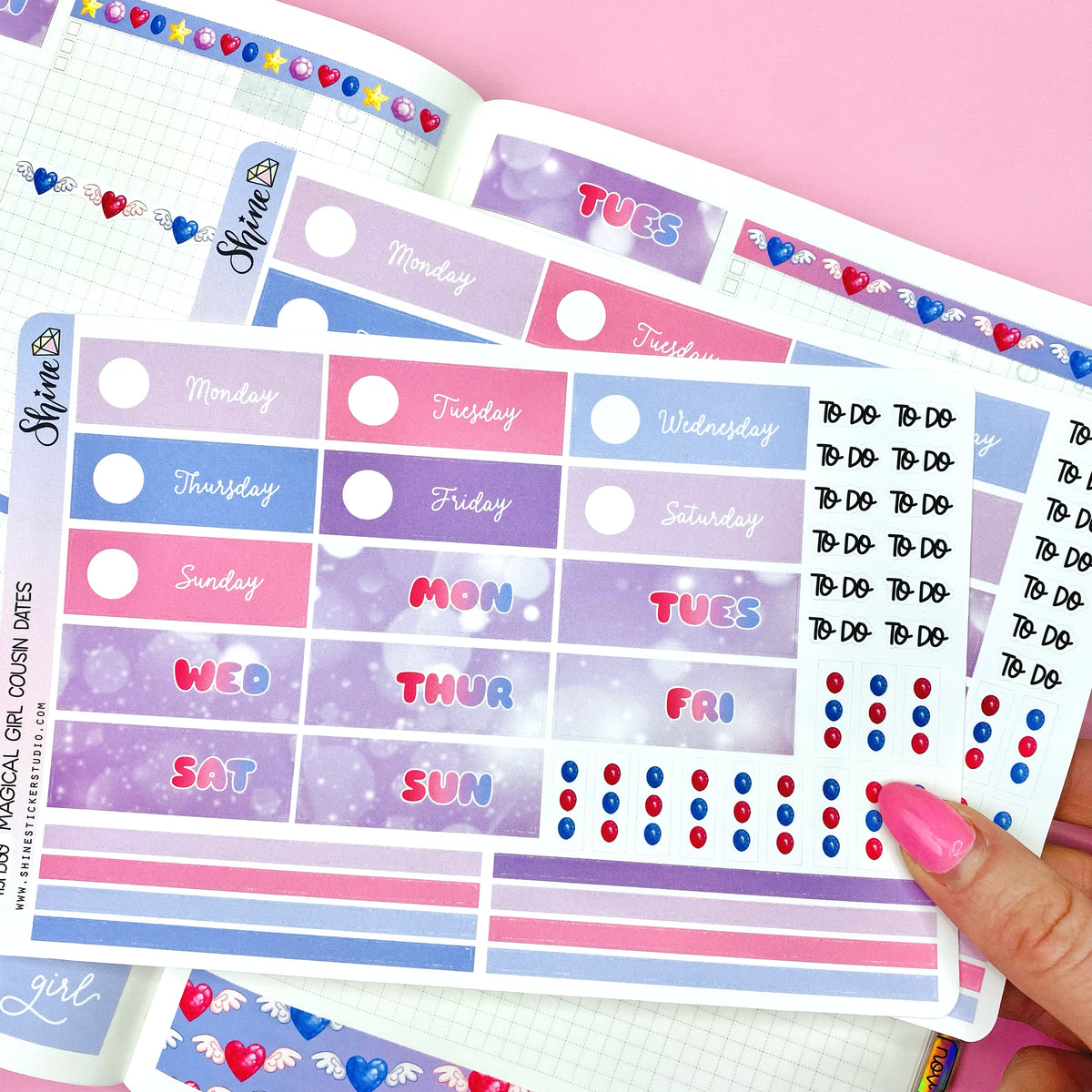 Snuggly Things - Hobonichi Cousin Sticker Kit