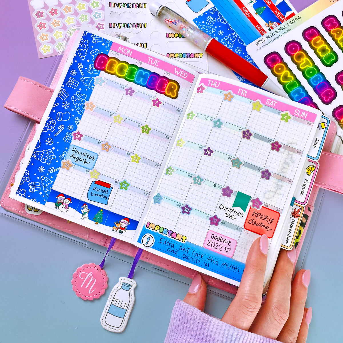 Sticker Studio Mini Hobonichi A6 – Shine Sticker Studio