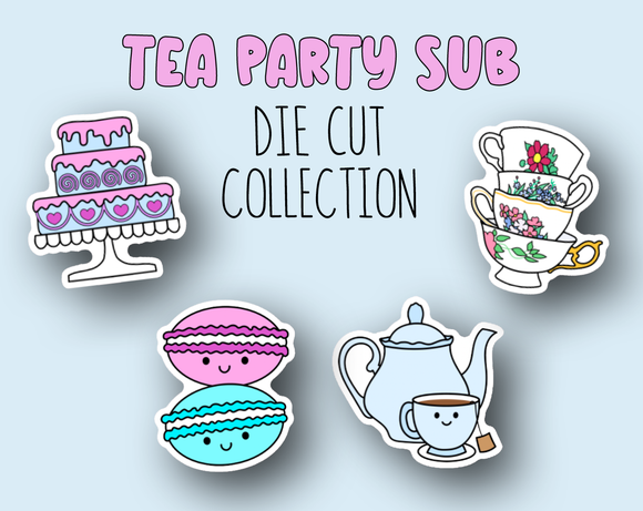 Tea Party Die Cut Collection - April Tea Party Subscription