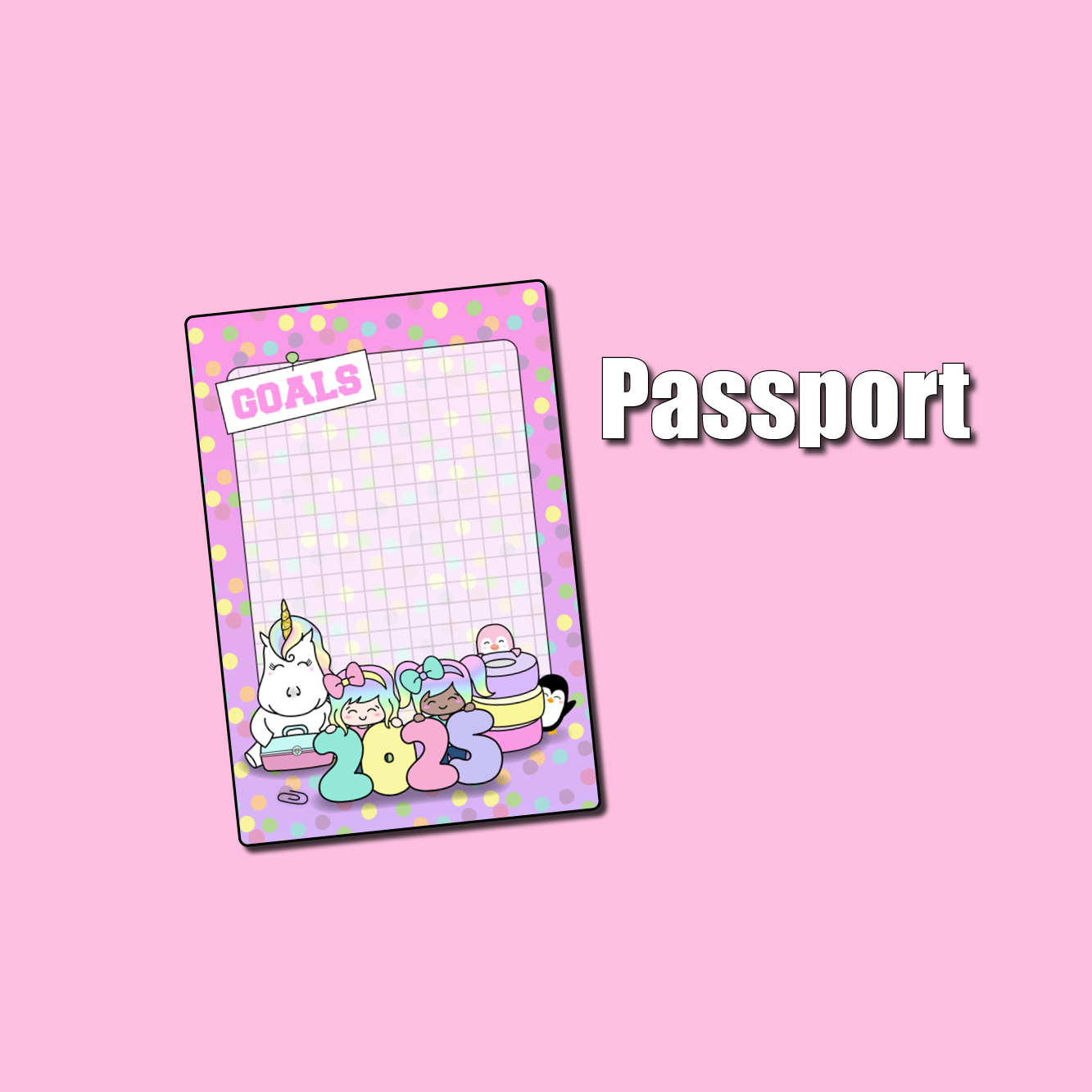 CLEARANCE 2025 Planner Jumbo Sticker – Shine Sticker Studio