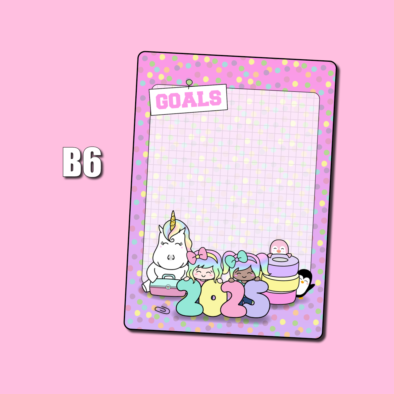 CLEARANCE 2025 Planner Jumbo Sticker – Shine Sticker Studio