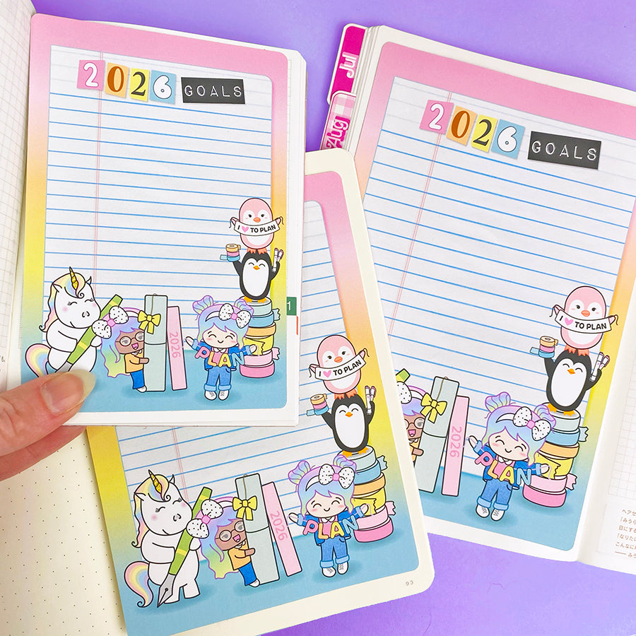2026 Planner Jumbo Sticker – Shine Sticker Studio