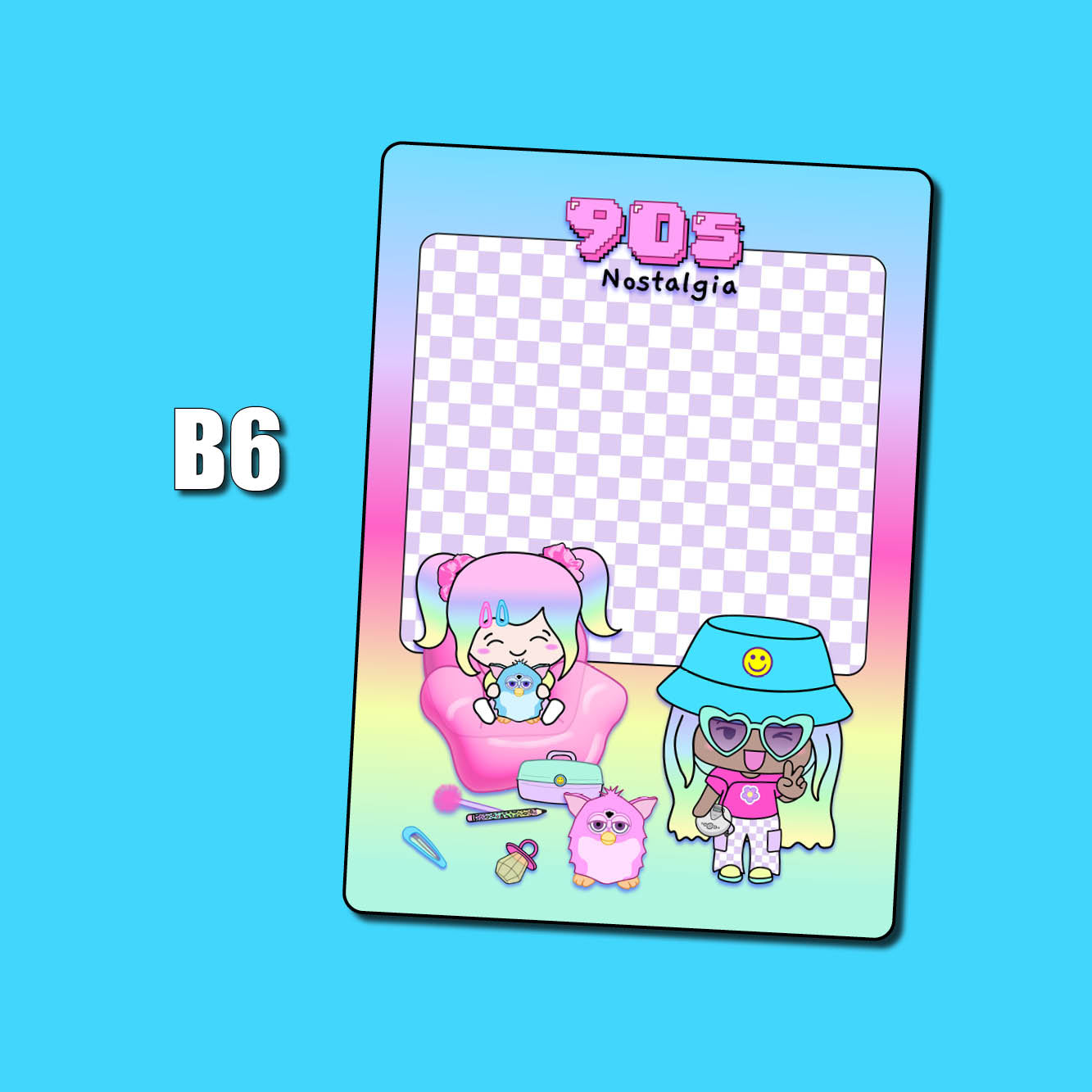 90s Nostalgia Jumbo Planner Sticker – Shine Sticker Studio