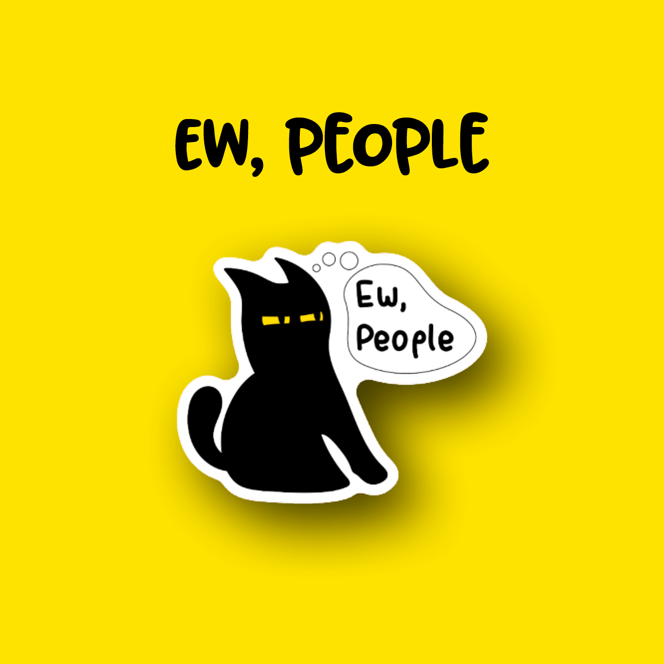 Edgar with Attitude Sticker DIE CUT Collection – Shine Sticker Studio