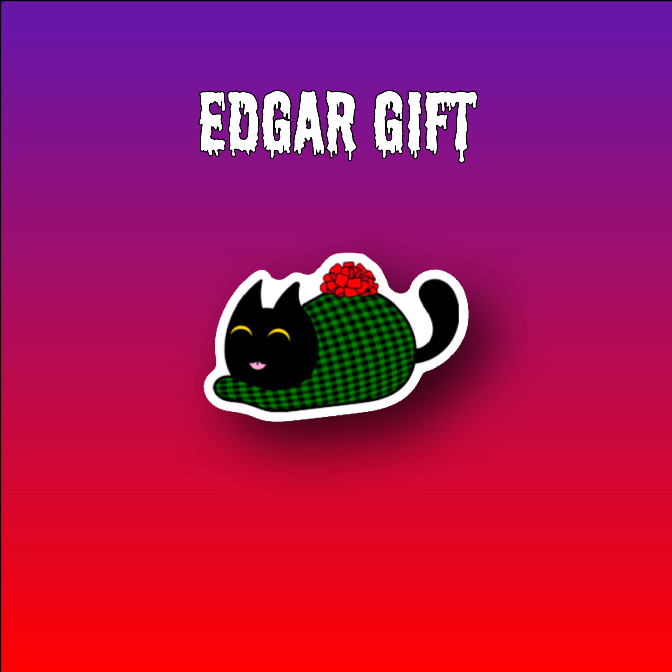 Edgar Christmas Sticker DIE CUT Collection – Shine Sticker Studio