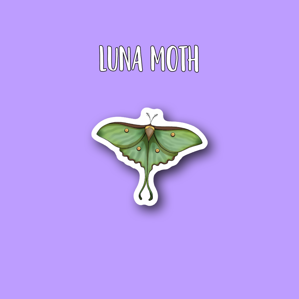 Luna Lettering Sticker Luna in Wonderland Sticker DIE CUT Collection – Shine Sticker Studio