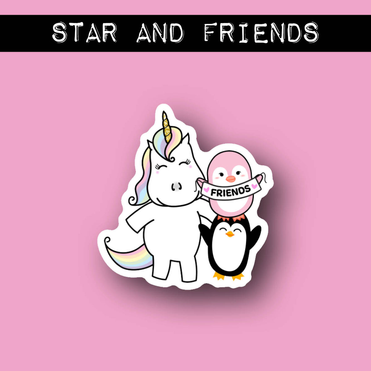 Best Friends Forever Sticker DIE CUT Collection – Shine Sticker Studio
