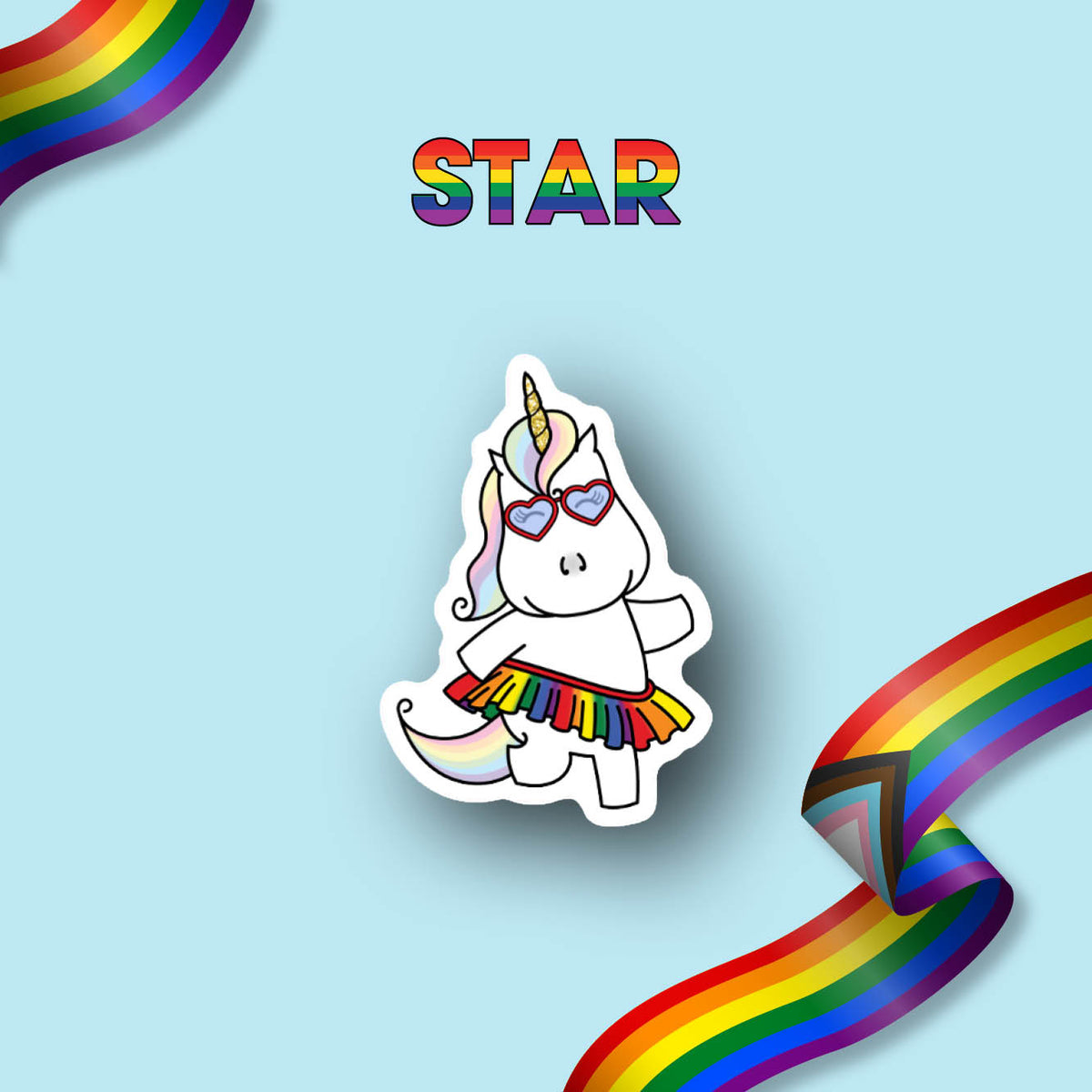 Pride Parade Sticker DIE CUT Collection – Shine Sticker Studio