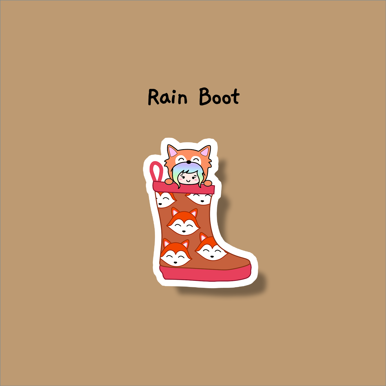 Feeling Foxy Sticker DIE CUT Collection – Shine Sticker Studio