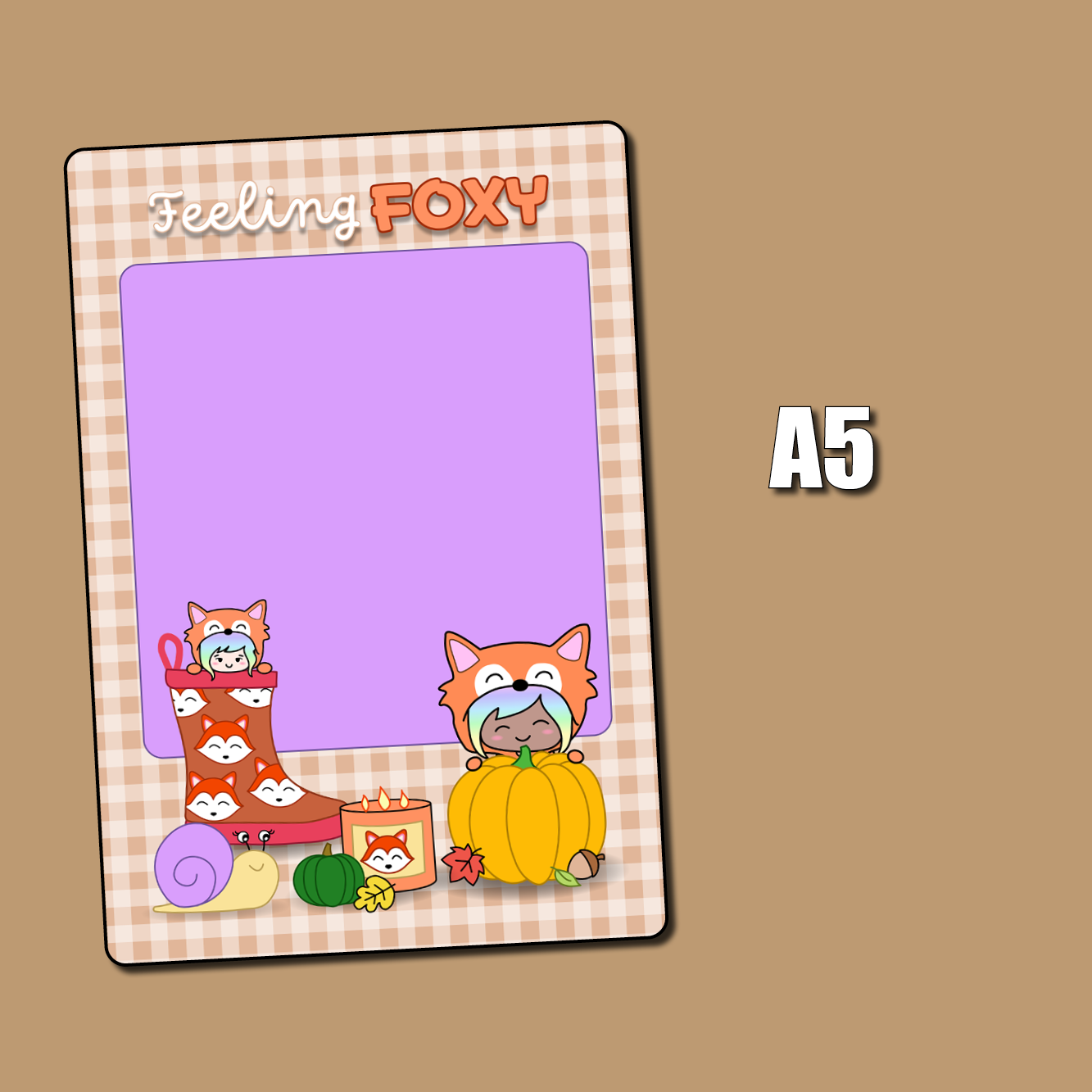 Feeling Foxy Jumbo Sticker – Shine Sticker Studio
