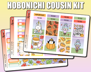 Hello Autumn Hobonichi Cousin Sticker Kit