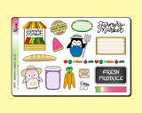 Farmer's Market Bujo Deco Stickers