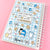 Milk & Cookies Luna Reusable Sticker Book