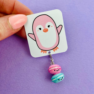 Cute Kawaii Macarons Charms - April Tea Party Sub