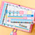 Undated Back to School Monthly Kit - Hobonichi A6