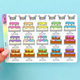 Birthday Cake Stickers