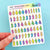 Birthday Number Candle Stickers