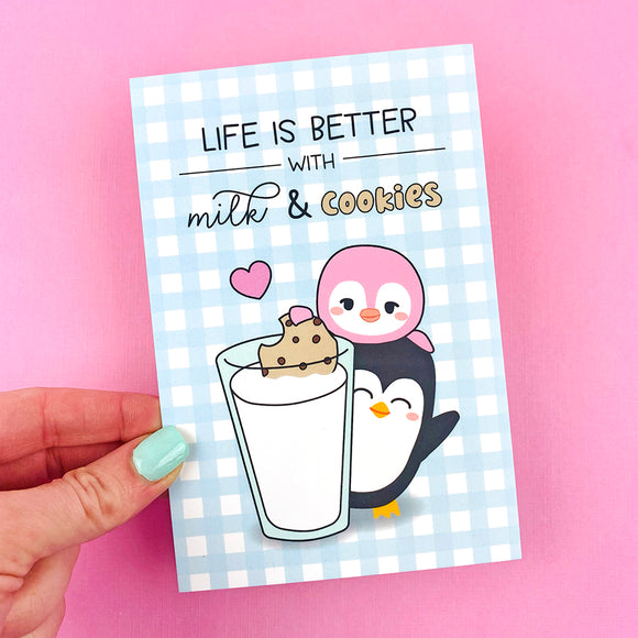 Milk & Cookie Journal Card Planner Dashboard - May Milk & Cookies Subscription