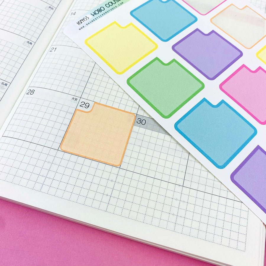 Make Monthly Layout Planner Stickers for A5 Hobonichi Cousin Avec + A5 Day  Free with NO CRICUT 