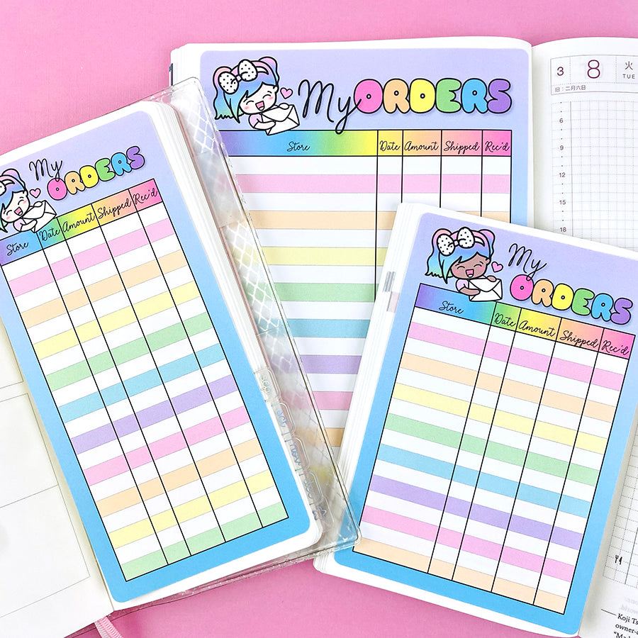 My Orders Order Tracking Jumbo Sticker – Shine Sticker Studio