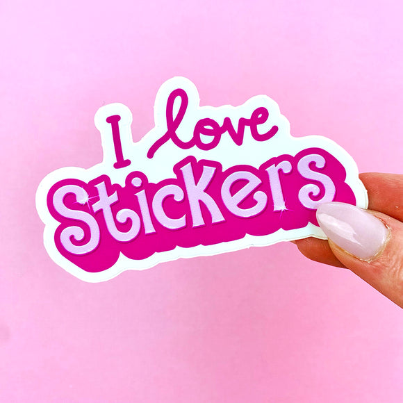 I Love Stickers Laminated Vinyl Decal