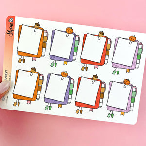 Fall Planners Stickers