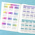 2024 Hobonichi Cousin Yearly Overview Sticker Kit