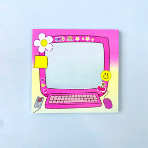 Y2K Computer Screen Planner Post-it® Notes Repositionable Self Stick Notes