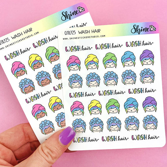 Luna Wash Hair Stickers