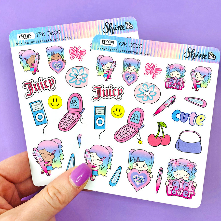 Pastel Goth - Collab with The Angel Shoppe - Deco Stickers – Shine Sticker  Studio