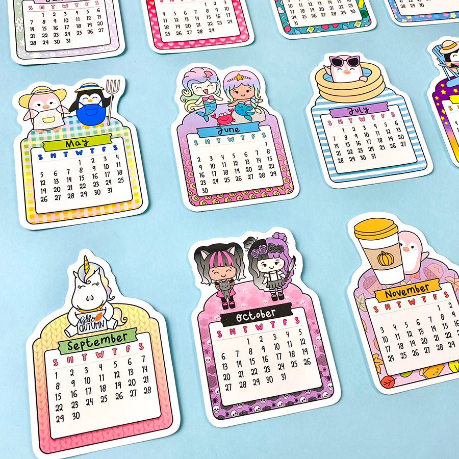 CLEARANCE 2024 Calendar Sticker – Shine Sticker Studio