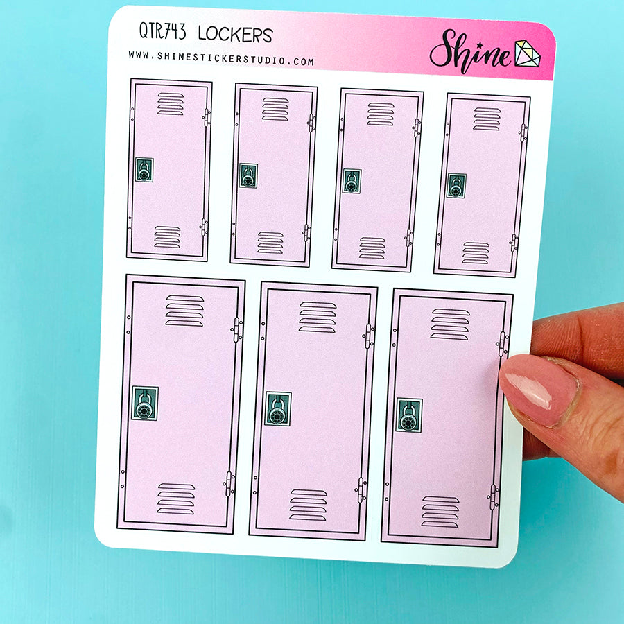 Locker Stickers – Shine Sticker Studio