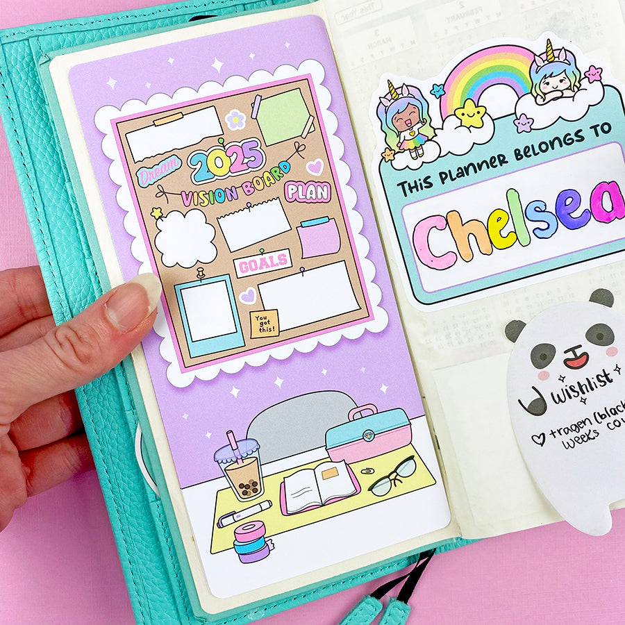 CLEARANCE 2025 Vision Board Jumbo Sticker – Shine Sticker Studio