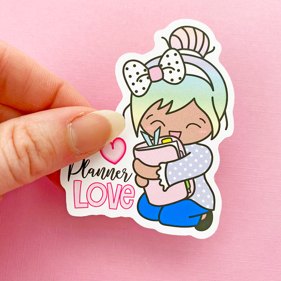 Luna Planner Love DIE CUT Sticker – Shine Sticker Studio