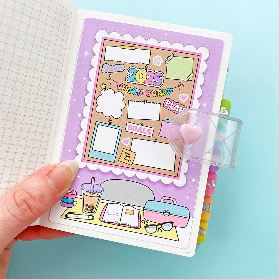 CLEARANCE 2025 Vision Board Jumbo Sticker – Shine Sticker Studio