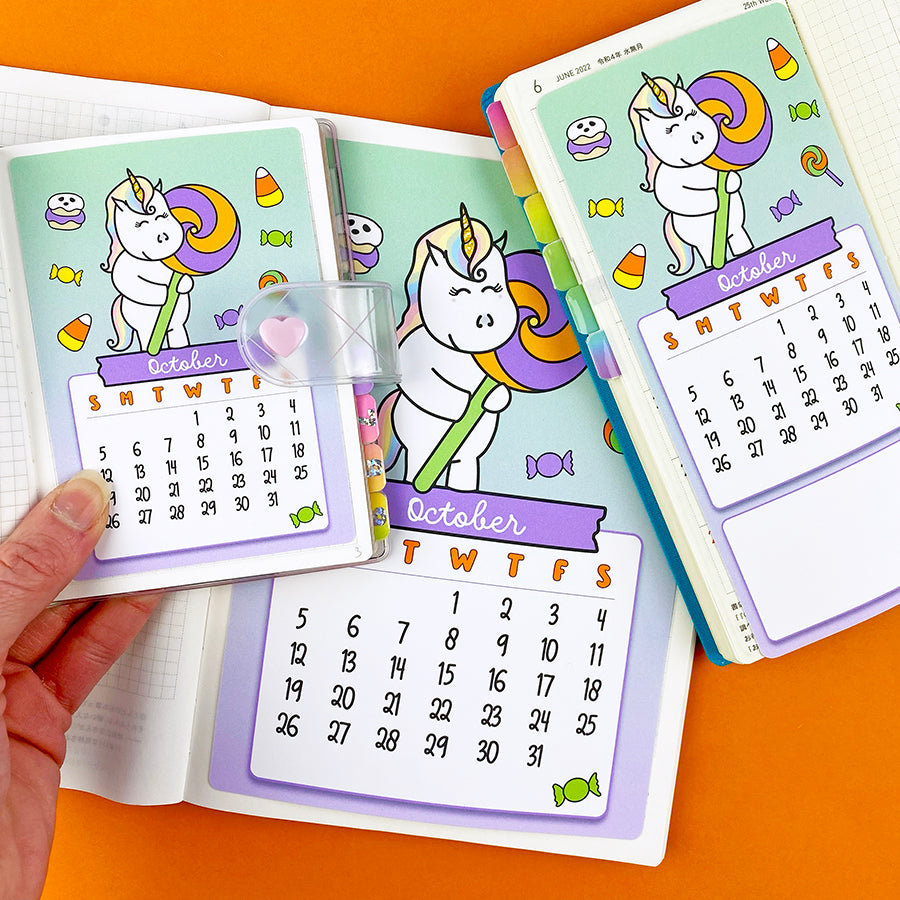 CLEARANCE 2025 October Calendar Jumbo Sticker - Sunday Start – Shine ...