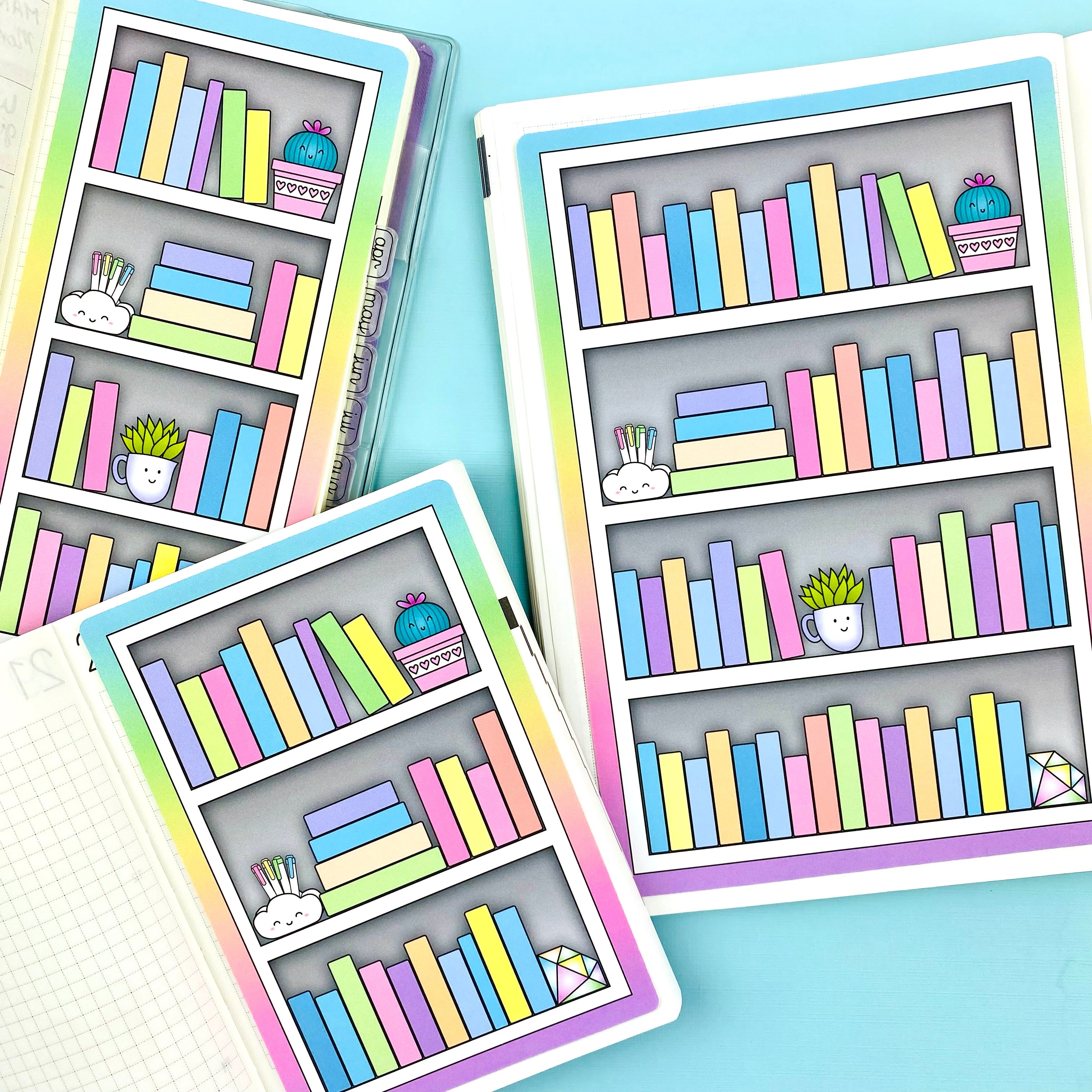 Reading Log Jumbo Sticker – Shine Sticker Studio