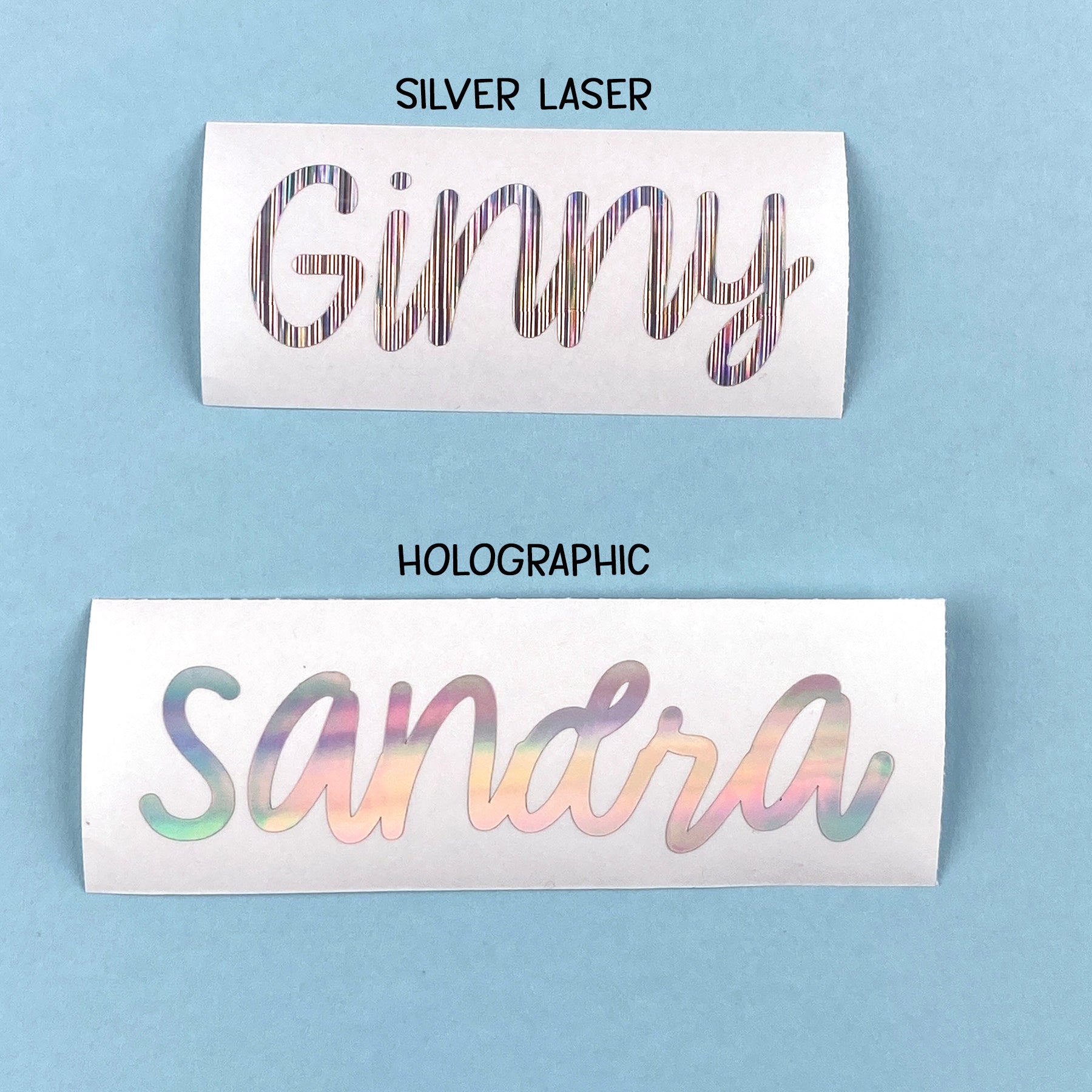Custom Name Vinyl Decal Sticker - Multiple Colors – Shine Sticker Studio
