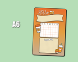 Undated Pumpkin Spice Monthly Jumbo Sticker