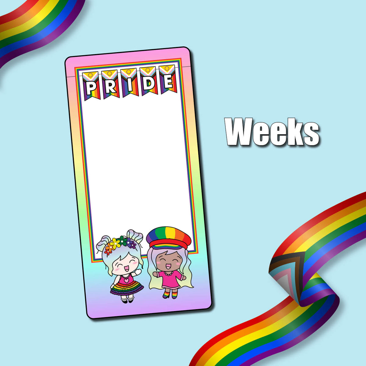 Pride Parade Jumbo Planner Sticker – Shine Sticker Studio